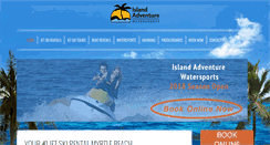 Desktop Screenshot of islandadventurewatersports.com